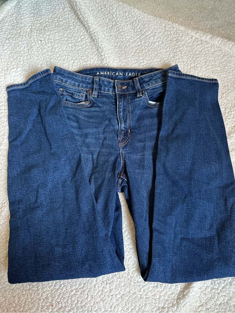 American Eagle Dark Blue Mom Jeans